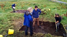 Digging at Dunluce