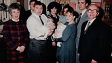 Bedydd Sioned a John Christening 1993