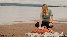 Dr Lucy Quinn carried out research on behalf of the University of Aberdeen into the levels of plastic found in fulmars