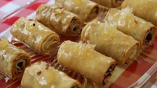 Luis' Halwa Baklava Rolls