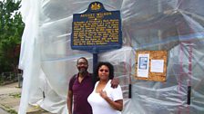 Lenny Henry with August Wilson’s niece Kim Ellis