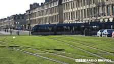 The integrated tram service in Bordeaux