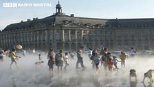 Playful places – such as ‘Miroir d’eau’in the centre of Bordeaux.