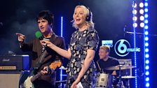 Lauren Laverne speaking with Johnny Marr (6 Music Live at Maida Vale)