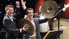 Dick & Dom run amok amongst the Percussion...