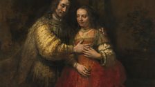 Rembrandt, Portrait of a Couple as Isaac and Rebecca, known as ‘The Jewish Bride’, about 1665