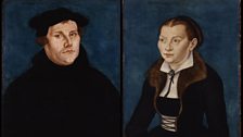 Portraits of Dr and Mrs Luther - Germany: Memories of a Nation at the British Museum