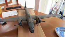 The wellington bomber model which held clue four