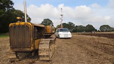 The radio car looks ready to take part in the ploughing!