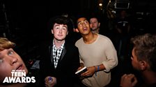 Rixton and Rizzle Kicks backstage