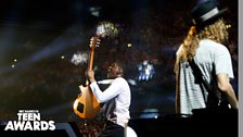 Labrinth with his guitar