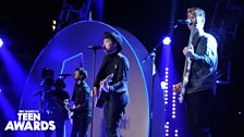 Rixton at at tv Radio 1's Teen Awards 2014