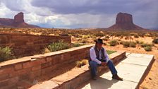 Navajo guide Larry Holiday in Monument Valley, USA