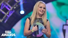 Lorna Fitzgerald picks up the award for Best British Actor