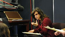 Gwyneth Keyworth in rehearsal