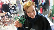 Kirsteen earned clue five by having a go at die cutting