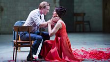 James Laing as Nerone and Sandra Piques Eddy as Poppea