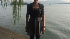 Anna Meredith by the West Lake in Hangzhou, China