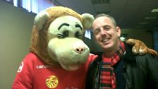 Gresty the Lion at Crewe Alexandra FC