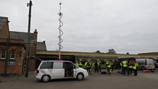 The station was playing host to an exercise by Norfolk Lowland Search & Rescue