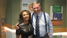 Candi Staton with Sir Terry