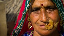 A Bishnoi woman in Rajasthan, India