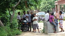 Children and teenagers in Tilak Vihar