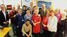 Arrowe Park Hospital Staff with Clare