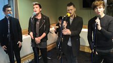 Union J sound check on Weekend Wogan