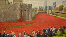 Hong Song Il's painting of The Tower of London