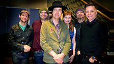 Chuck Prophet and his band with Ricky Ross