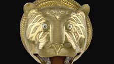 Tiger’s head from the throne of Tipu Sultan, 1785-93