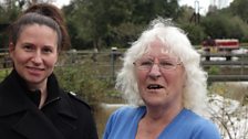 Barbara and her daughter Loretta at Kings Weir