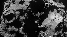 Craters on comet 67P