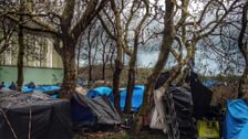 Campa neo-oifigeil “The Jungle”, ann an Calais