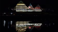 Sage Gateshead at night