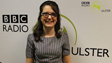 Andrea Begley in our ý Radio Ulster studio