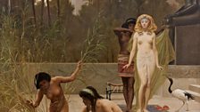 Frederick Goodall - 'The Finding of Moses', 1885.