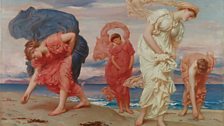 Lord Leighton Frederic - 'Greek girls picking up pebbles by the sea', 1871