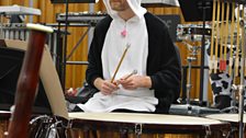 Our Timpanist and a rather fetching Onesie for CiN