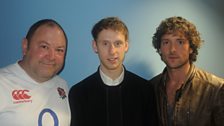 Mark Addy, Robert Emms and Jack Donnelly