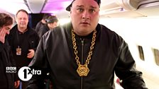 Charlie Sloth aboard the 'Slothpod'