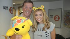 Katherine Jenkins with Sir Terry