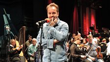 Alfie Boe in rehearsal...