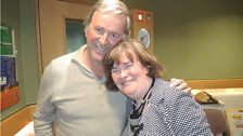 Susan Boyle poses with Sir Terry