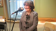 Susan Boyle sings two songs in the studio