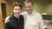 James Blunt poses for a pic with Sir Terry