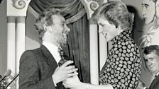 Stephen Sondheim and Princess Diana, 1989