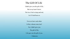 The Gift of Life