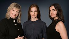 Marcella Riordan, Louise Brealey and Tracy Wiles